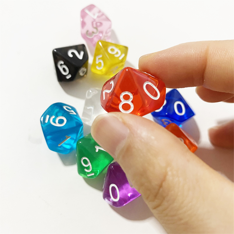 50PCS/lots Colorful Transparen - Board Game Digital recension och pris