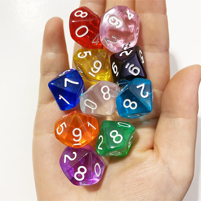 50PCS/lots Colorful Transparen - Board Game Digital recension och pris