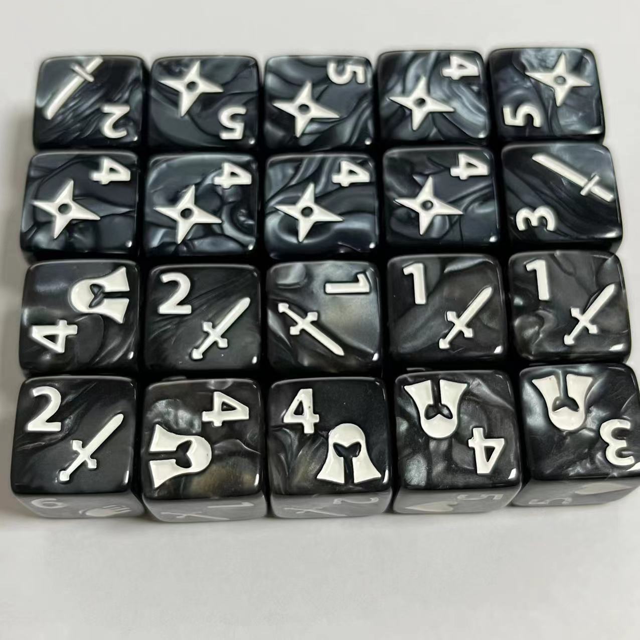10 Pcs Set of New 16mm 6 Sided - Board Game Ludo recension och pris