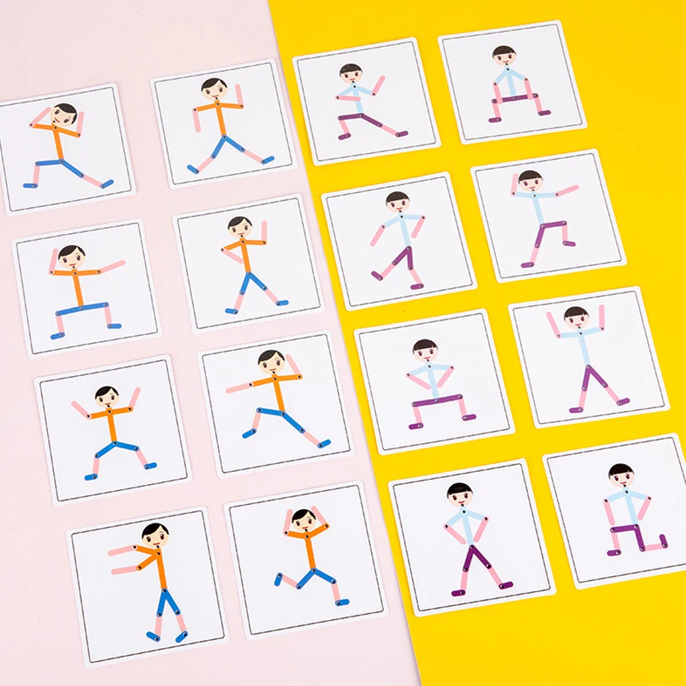 Sport Wooden Man Material DIY  - Board Game For 6 Years Old recension och pris