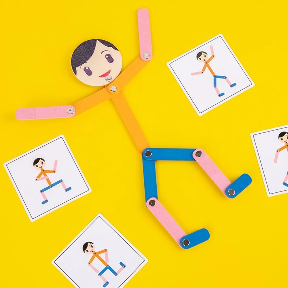 Sport Wooden Man Material DIY  - Board Game For 6 Years Old recension och pris