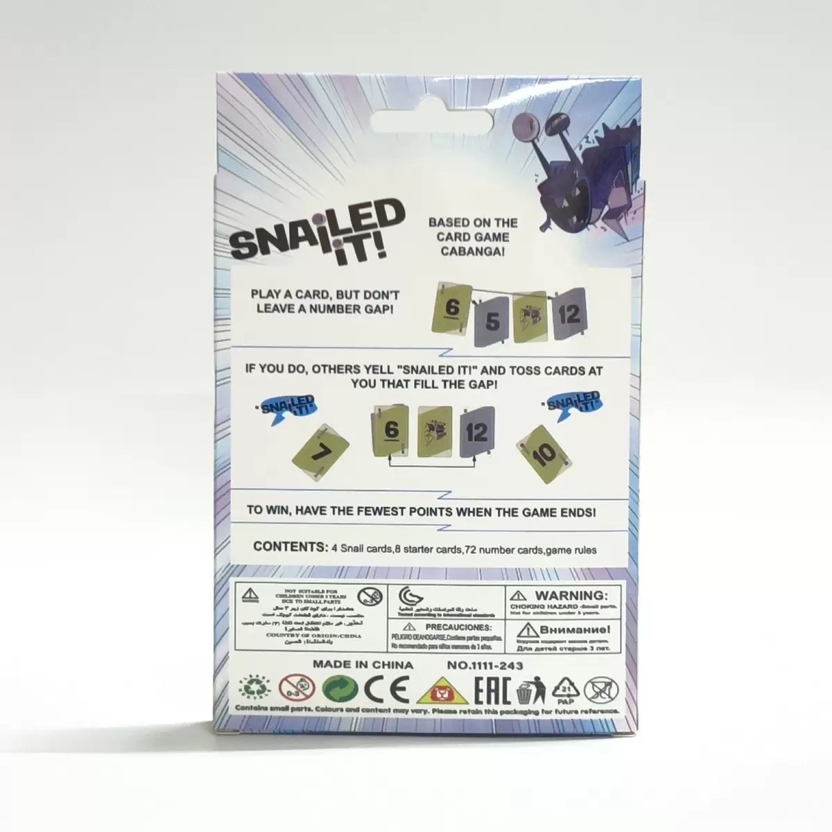 Snailed it Board game cards pa - Board Game For 6 Years Old recension och pris