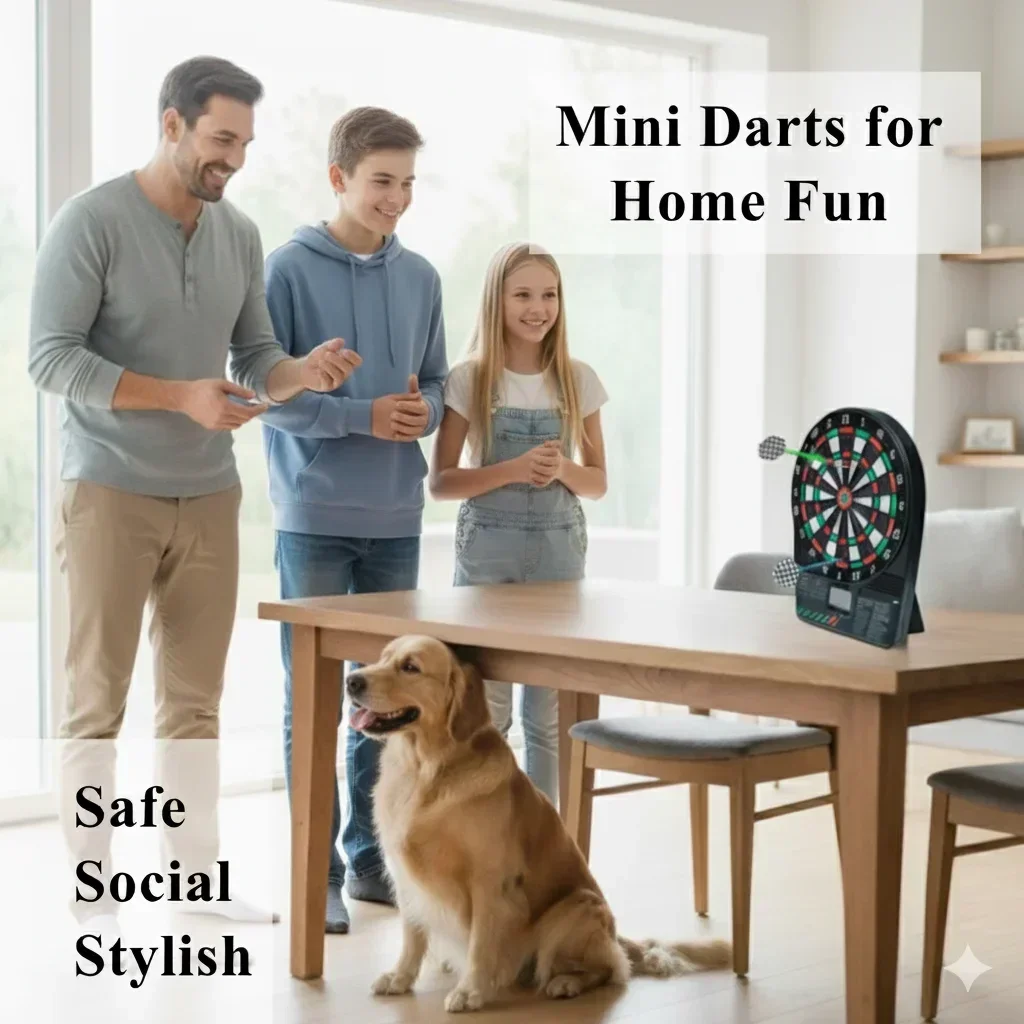 Portable Electronic Dartboard  - Board Game Digital recension och pris